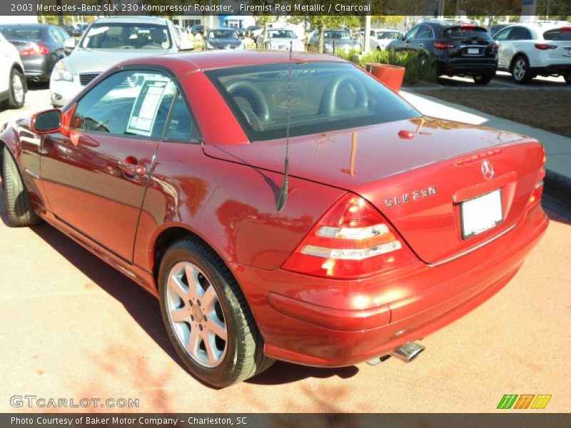 Firemist Red Metallic / Charcoal 2003 Mercedes-Benz SLK 230 Kompressor Roadster