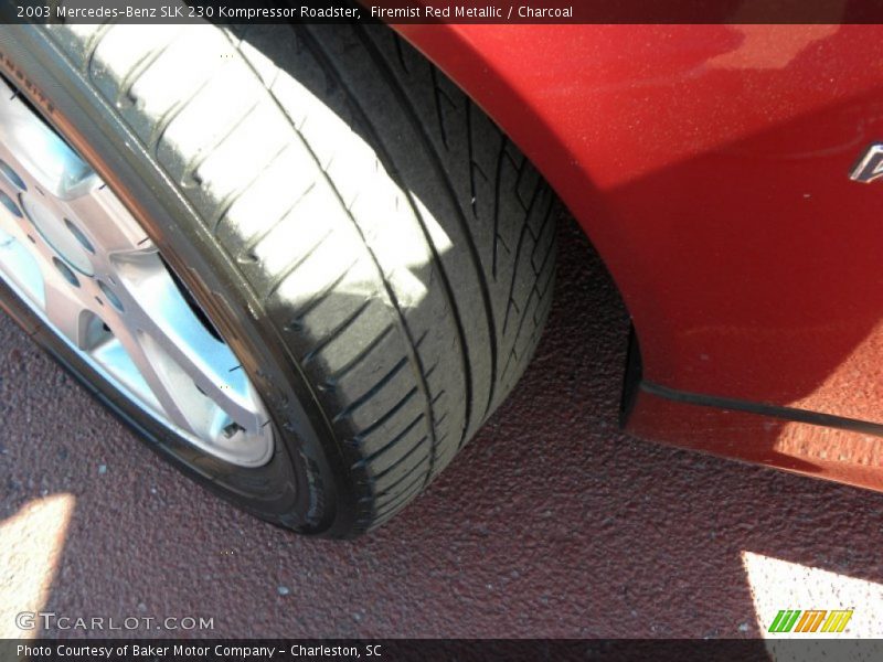 Firemist Red Metallic / Charcoal 2003 Mercedes-Benz SLK 230 Kompressor Roadster