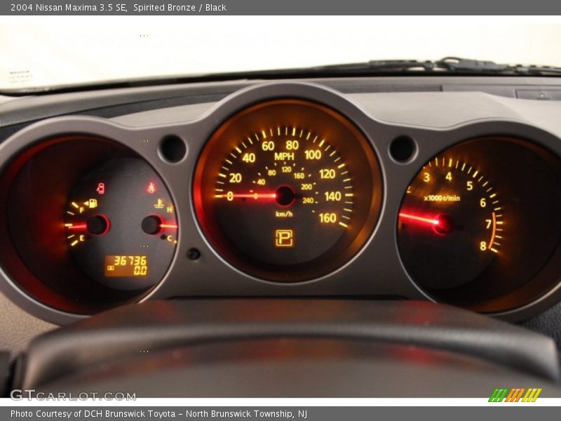 Spirited Bronze / Black 2004 Nissan Maxima 3.5 SE