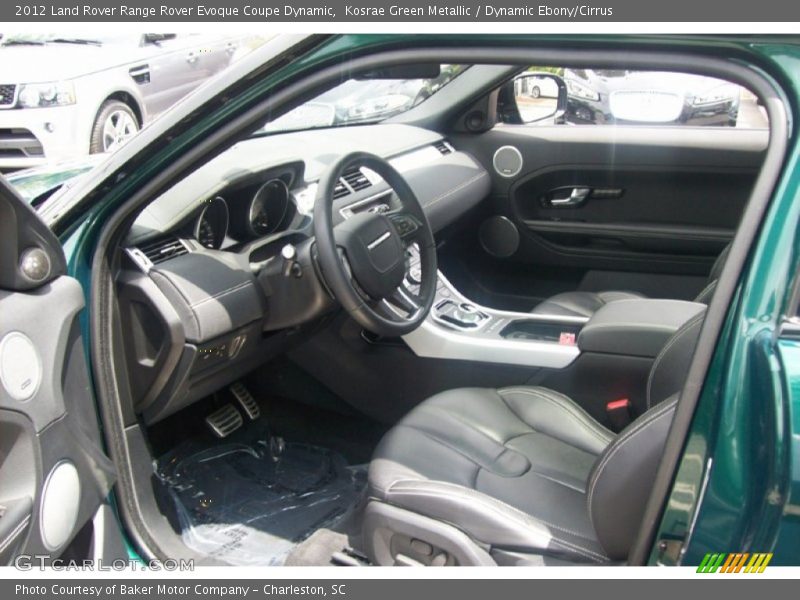  2012 Range Rover Evoque Coupe Dynamic Dynamic Ebony/Cirrus Interior