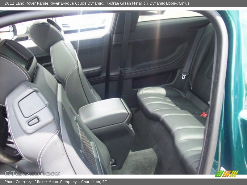 Rear Seat of 2012 Range Rover Evoque Coupe Dynamic