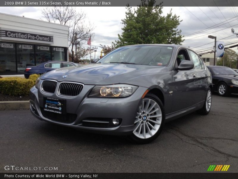 Space Grey Metallic / Black 2009 BMW 3 Series 335xi Sedan