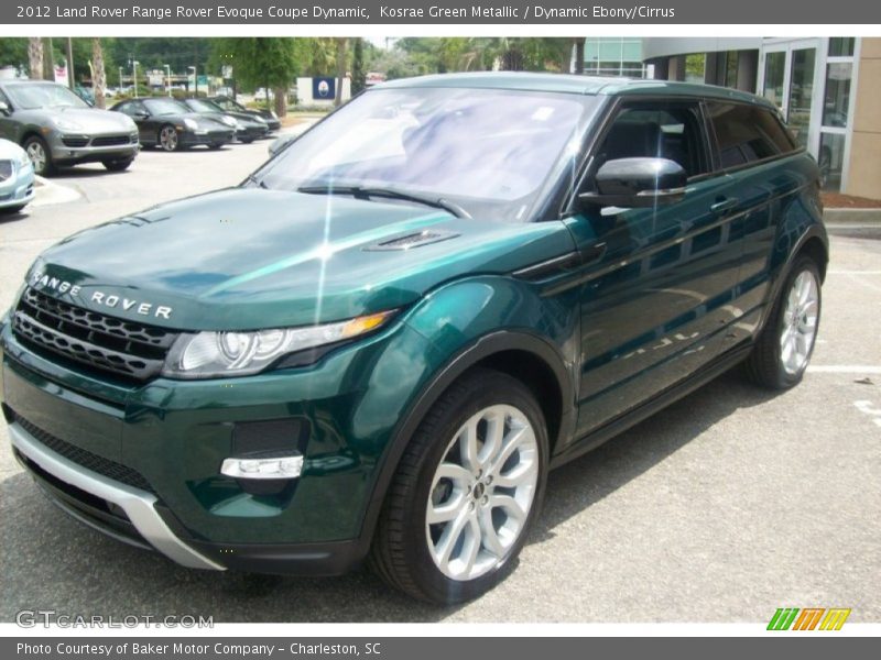 Front 3/4 View of 2012 Range Rover Evoque Coupe Dynamic