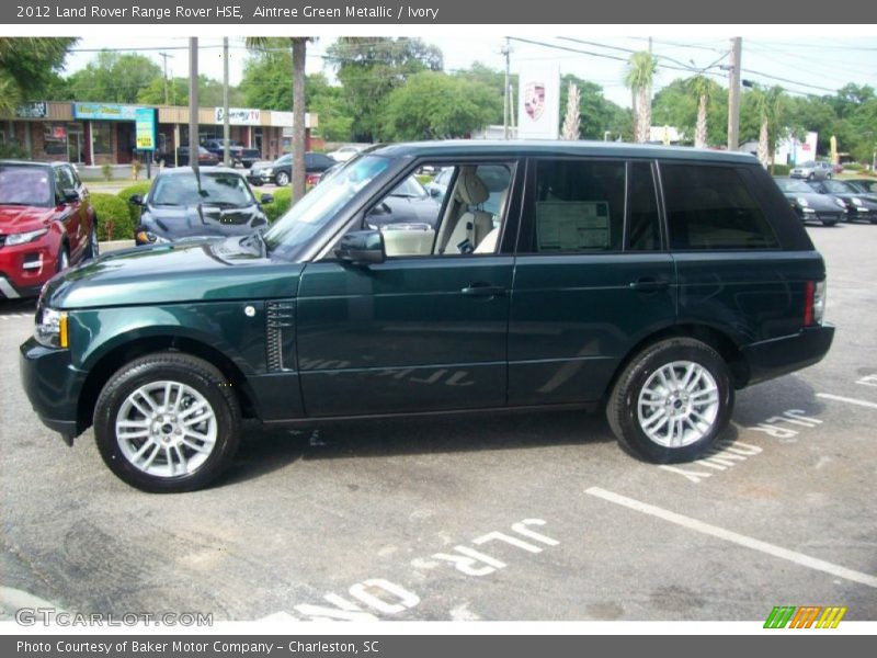 Aintree Green Metallic / Ivory 2012 Land Rover Range Rover HSE