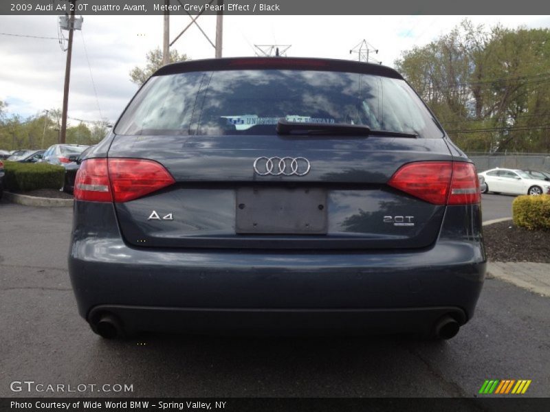 Meteor Grey Pearl Effect / Black 2009 Audi A4 2.0T quattro Avant