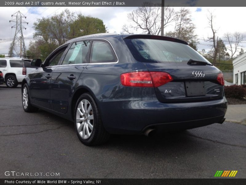 Meteor Grey Pearl Effect / Black 2009 Audi A4 2.0T quattro Avant