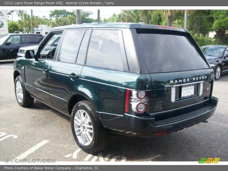 Aintree Green Metallic / Ivory 2012 Land Rover Range Rover HSE