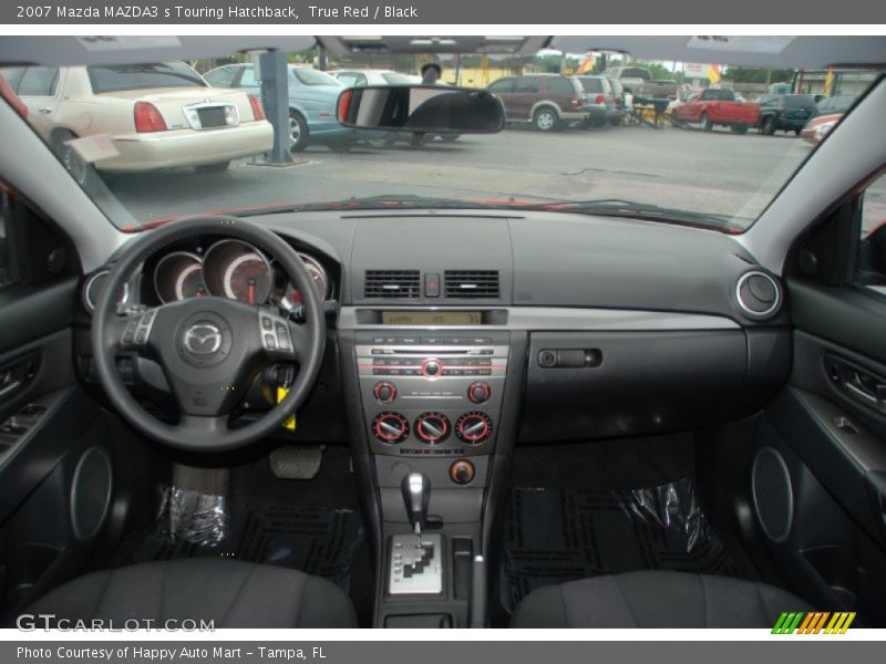 True Red / Black 2007 Mazda MAZDA3 s Touring Hatchback