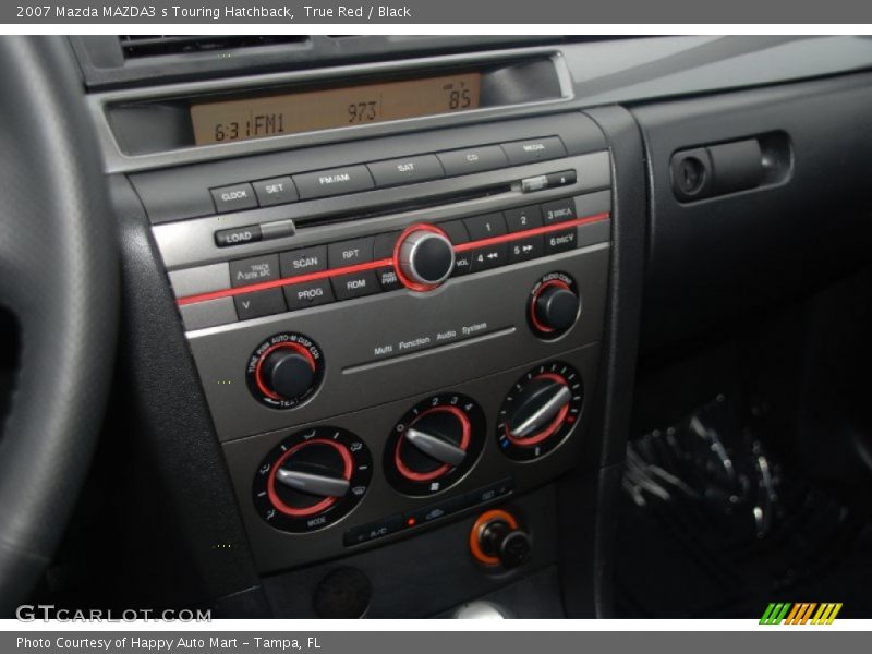 True Red / Black 2007 Mazda MAZDA3 s Touring Hatchback