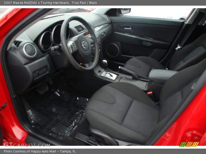True Red / Black 2007 Mazda MAZDA3 s Touring Hatchback