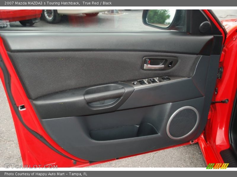 True Red / Black 2007 Mazda MAZDA3 s Touring Hatchback