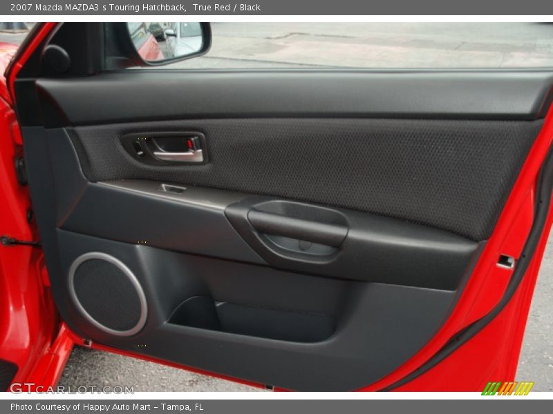 True Red / Black 2007 Mazda MAZDA3 s Touring Hatchback