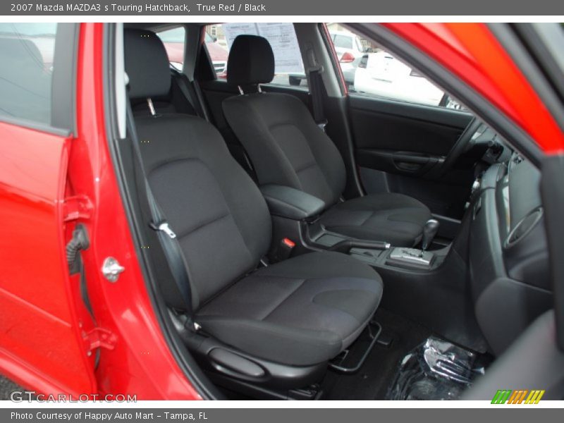 True Red / Black 2007 Mazda MAZDA3 s Touring Hatchback