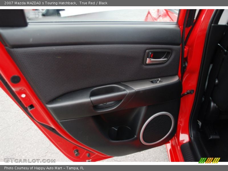 True Red / Black 2007 Mazda MAZDA3 s Touring Hatchback