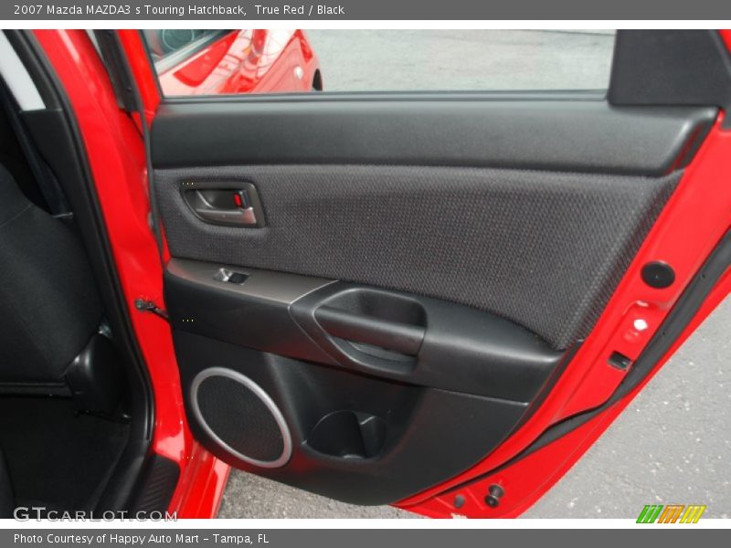 True Red / Black 2007 Mazda MAZDA3 s Touring Hatchback