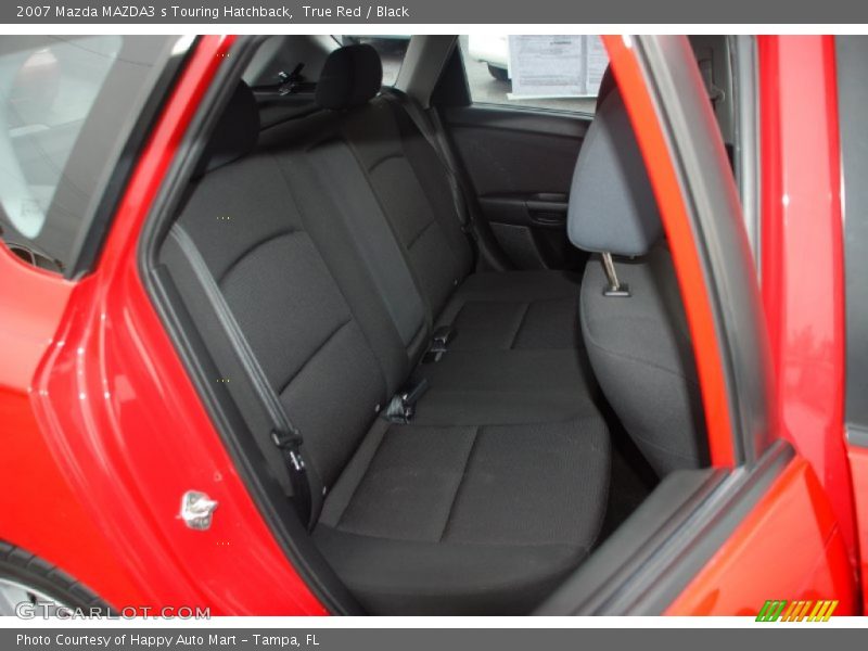 True Red / Black 2007 Mazda MAZDA3 s Touring Hatchback