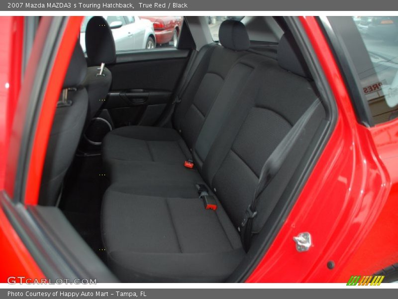 True Red / Black 2007 Mazda MAZDA3 s Touring Hatchback