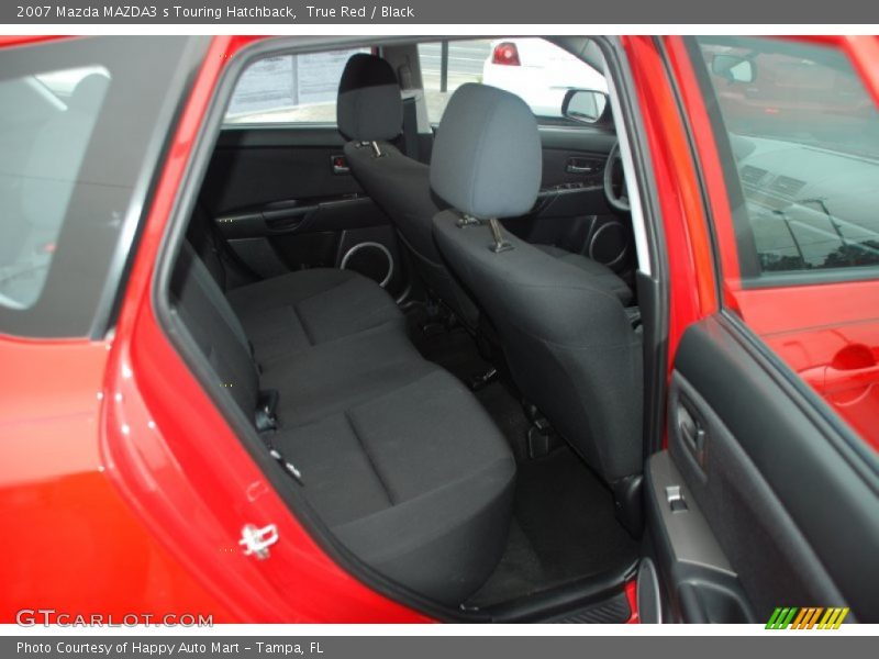 True Red / Black 2007 Mazda MAZDA3 s Touring Hatchback