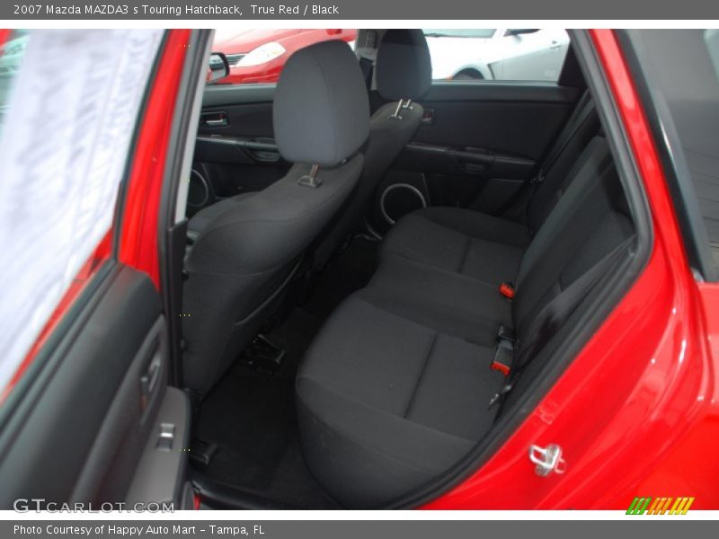 True Red / Black 2007 Mazda MAZDA3 s Touring Hatchback