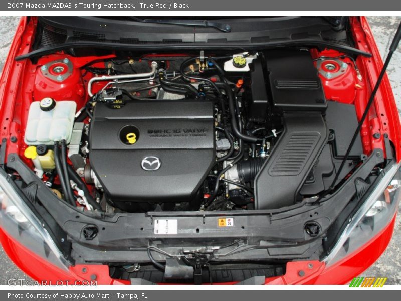 True Red / Black 2007 Mazda MAZDA3 s Touring Hatchback