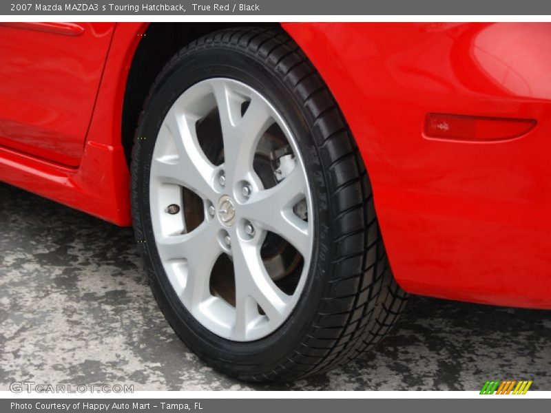 True Red / Black 2007 Mazda MAZDA3 s Touring Hatchback