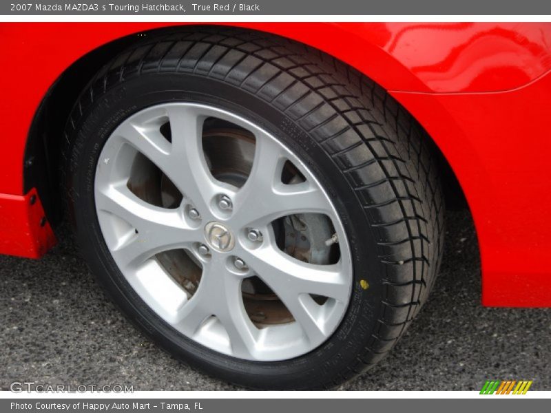True Red / Black 2007 Mazda MAZDA3 s Touring Hatchback