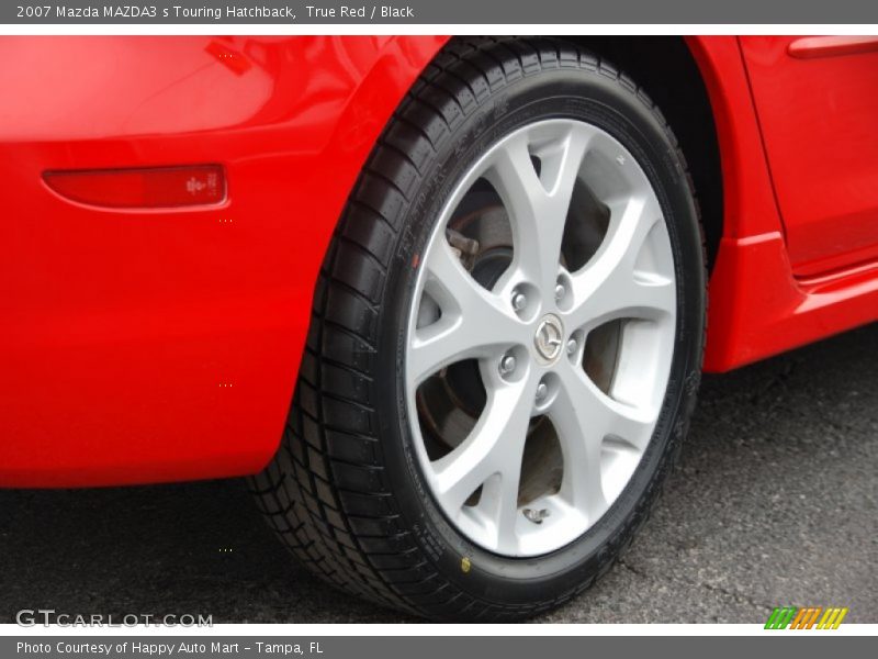 True Red / Black 2007 Mazda MAZDA3 s Touring Hatchback