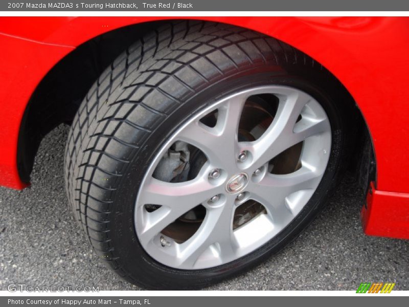 True Red / Black 2007 Mazda MAZDA3 s Touring Hatchback