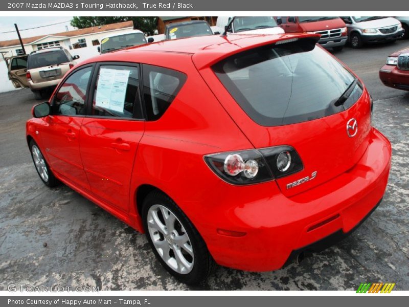 True Red / Black 2007 Mazda MAZDA3 s Touring Hatchback