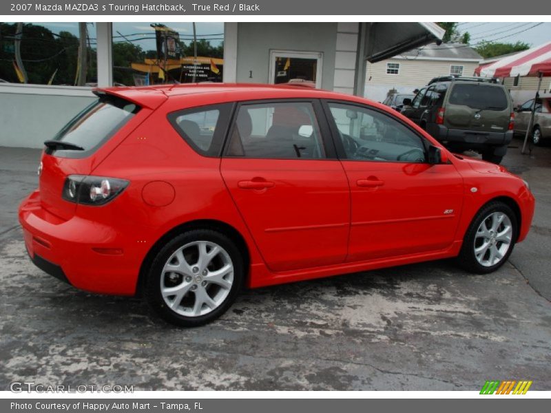 True Red / Black 2007 Mazda MAZDA3 s Touring Hatchback