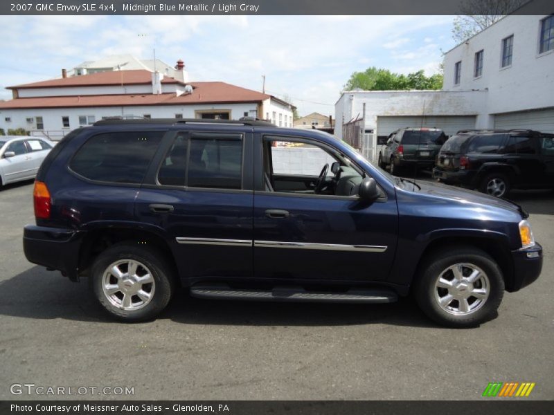 Midnight Blue Metallic / Light Gray 2007 GMC Envoy SLE 4x4