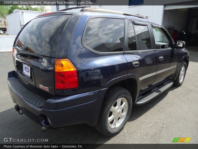 Midnight Blue Metallic / Light Gray 2007 GMC Envoy SLE 4x4