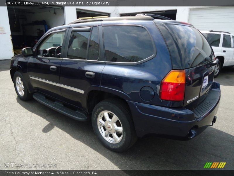 Midnight Blue Metallic / Light Gray 2007 GMC Envoy SLE 4x4