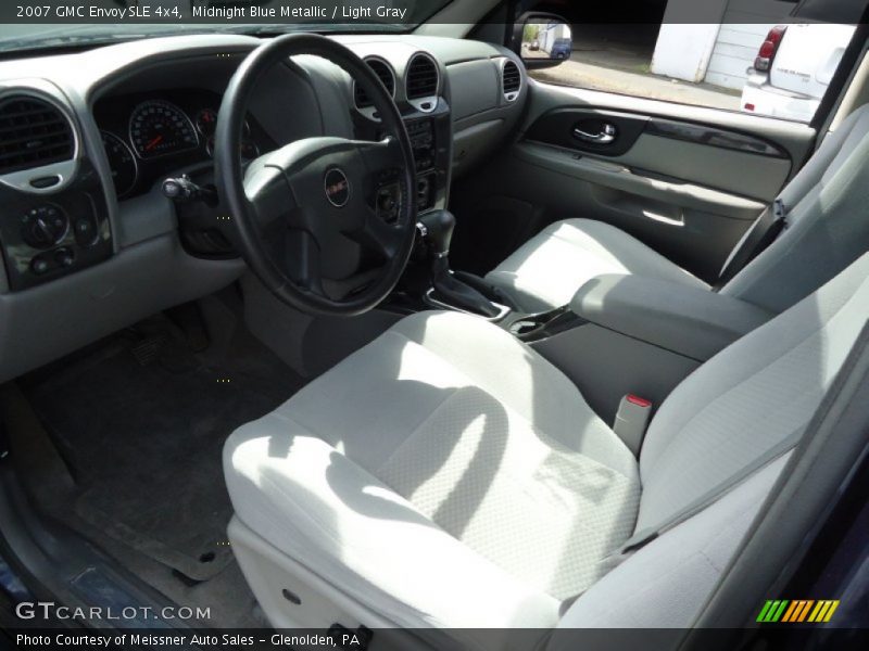 Midnight Blue Metallic / Light Gray 2007 GMC Envoy SLE 4x4