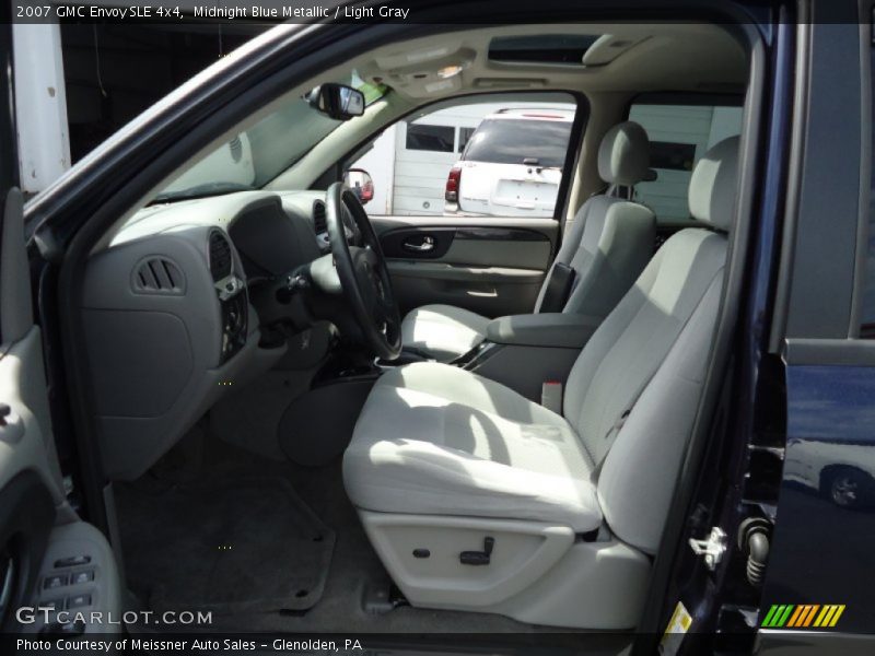 Midnight Blue Metallic / Light Gray 2007 GMC Envoy SLE 4x4