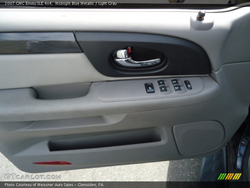 Midnight Blue Metallic / Light Gray 2007 GMC Envoy SLE 4x4