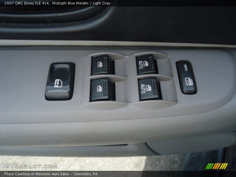 Midnight Blue Metallic / Light Gray 2007 GMC Envoy SLE 4x4