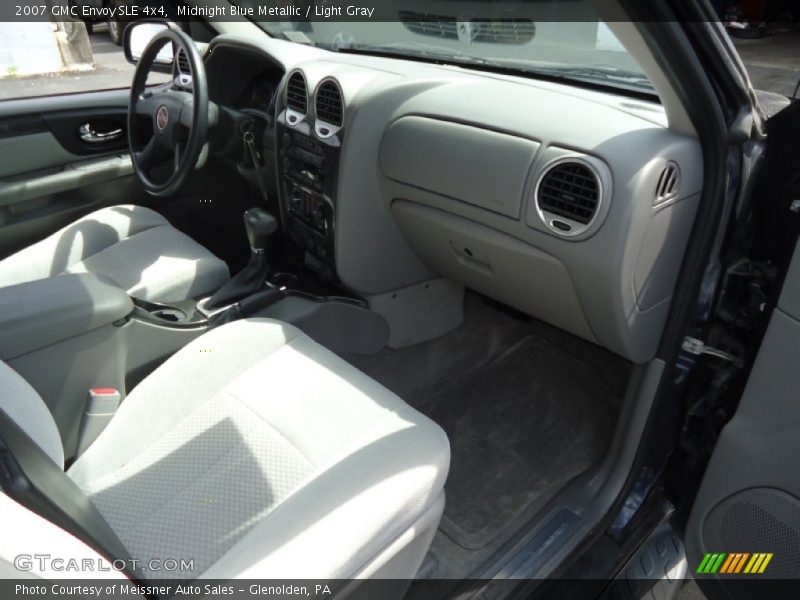 Midnight Blue Metallic / Light Gray 2007 GMC Envoy SLE 4x4
