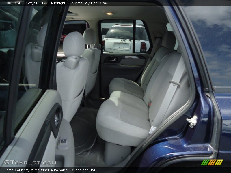 Midnight Blue Metallic / Light Gray 2007 GMC Envoy SLE 4x4