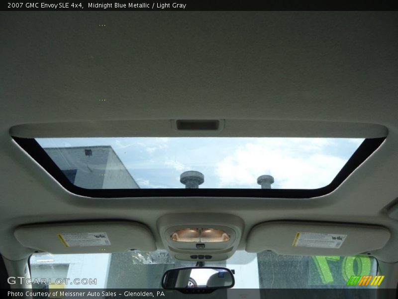 Midnight Blue Metallic / Light Gray 2007 GMC Envoy SLE 4x4
