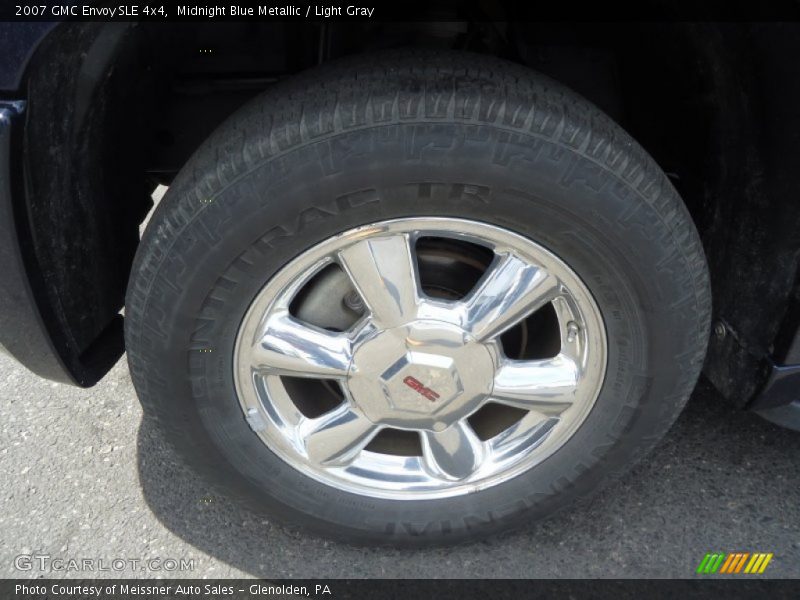 Midnight Blue Metallic / Light Gray 2007 GMC Envoy SLE 4x4