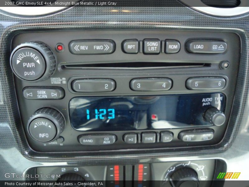 Midnight Blue Metallic / Light Gray 2007 GMC Envoy SLE 4x4