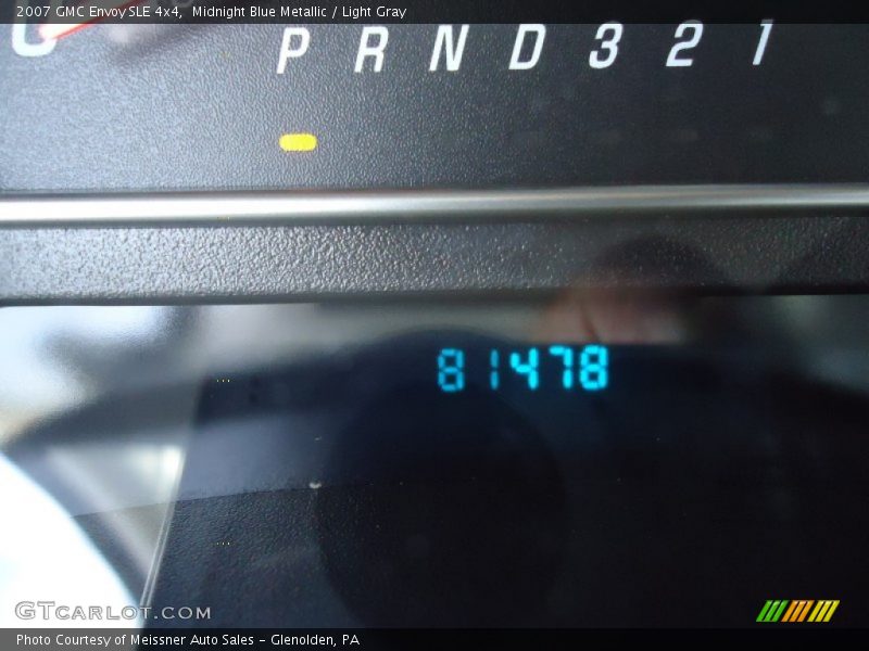 Midnight Blue Metallic / Light Gray 2007 GMC Envoy SLE 4x4