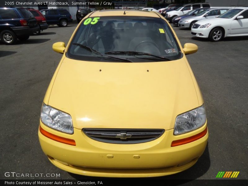 Summer Yellow / Gray 2005 Chevrolet Aveo LT Hatchback