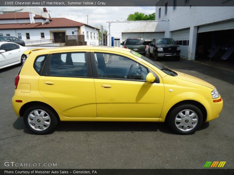Summer Yellow / Gray 2005 Chevrolet Aveo LT Hatchback