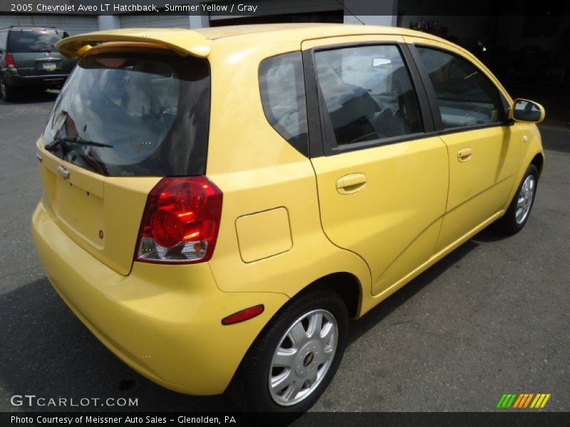 Summer Yellow / Gray 2005 Chevrolet Aveo LT Hatchback