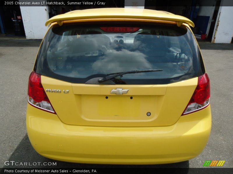 Summer Yellow / Gray 2005 Chevrolet Aveo LT Hatchback