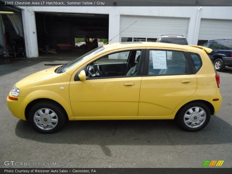 Summer Yellow / Gray 2005 Chevrolet Aveo LT Hatchback