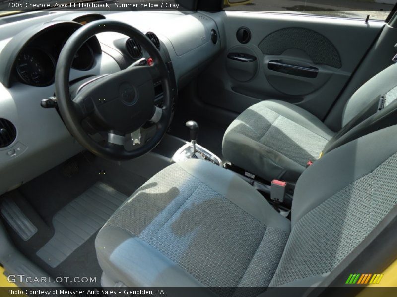 Summer Yellow / Gray 2005 Chevrolet Aveo LT Hatchback