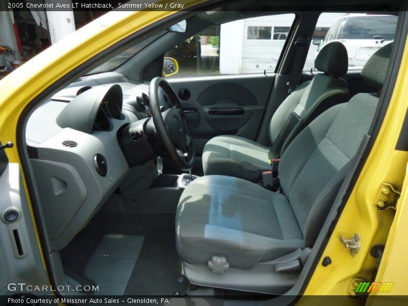 Summer Yellow / Gray 2005 Chevrolet Aveo LT Hatchback
